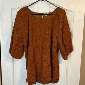 Dolan Brown Blouse Top Sz 2x from Anthropologie.